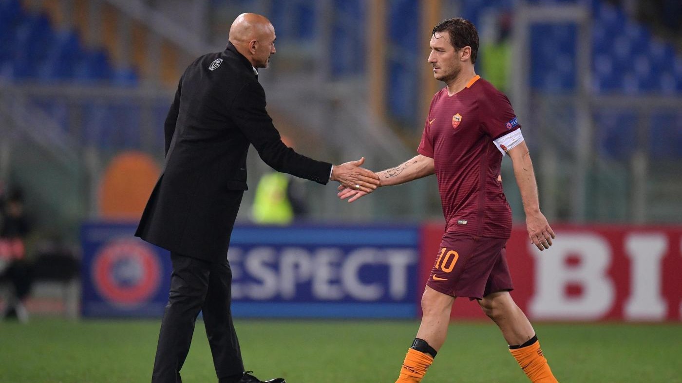 Spalletti: Guerra con Totti non esiste, fischi non li meritavo