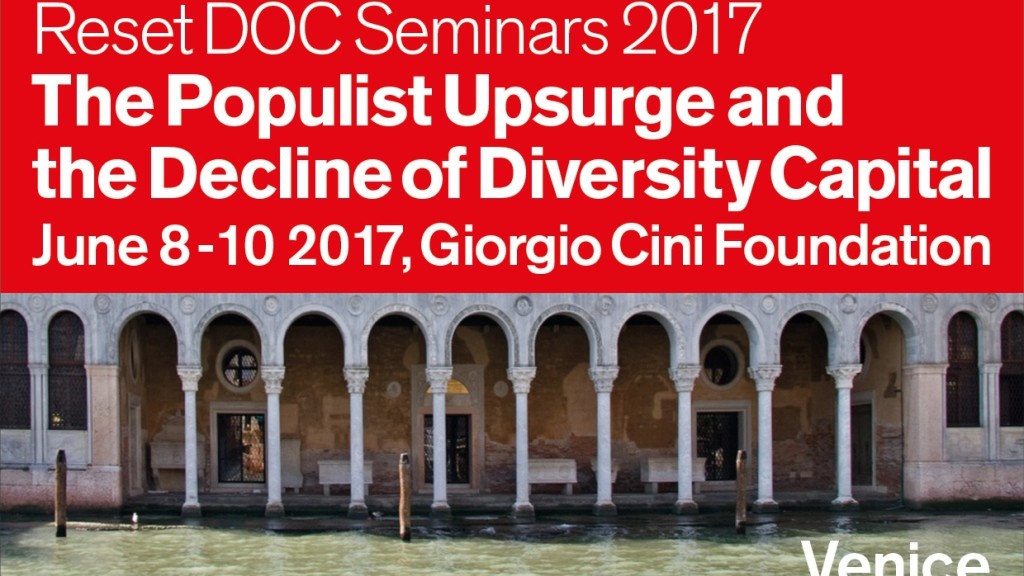 Venezia, seminari su crescita populismi e declino pluralismo