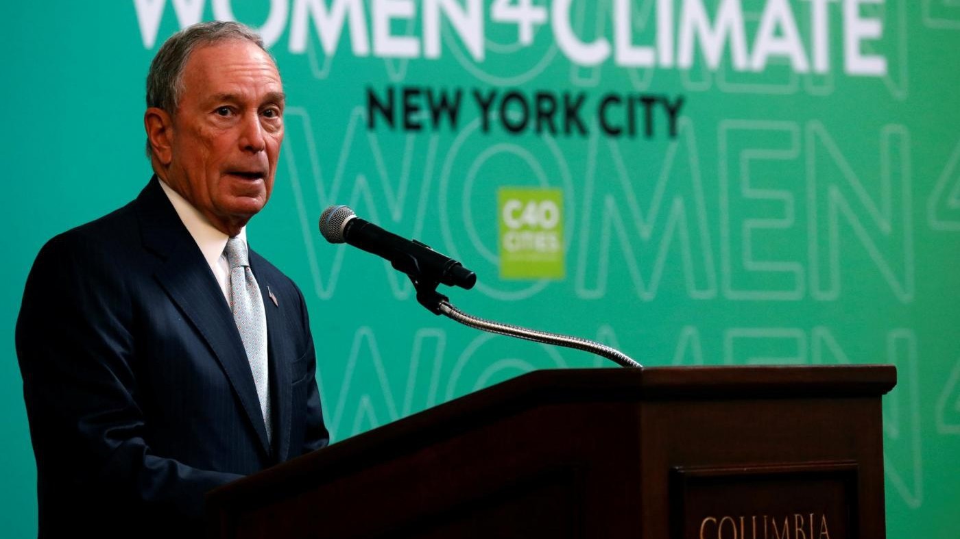 Bloomberg: Raccoglierò 15 milioni di dollari per accordo di Parigi
