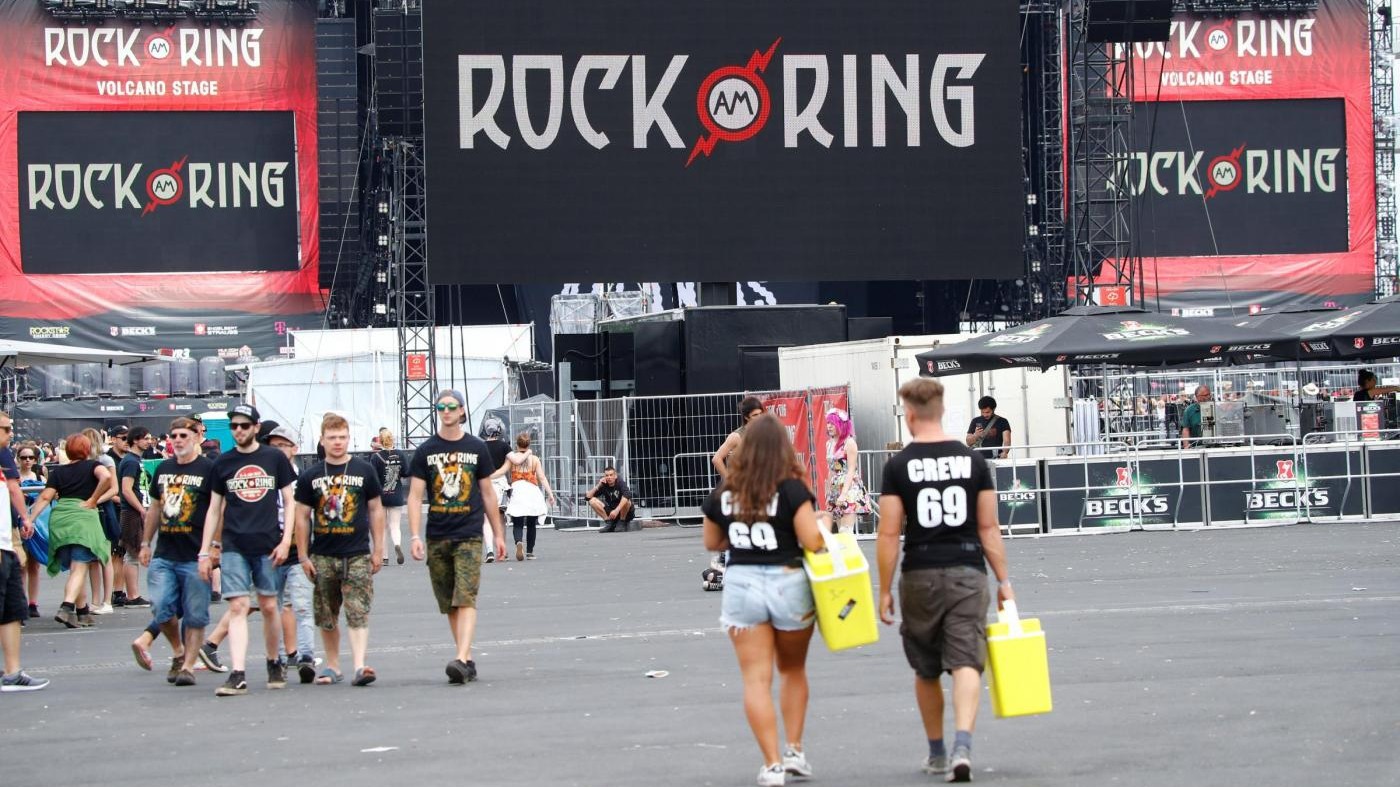 Il festival ‘Rock am Ring’ riparte dopo l’allarme terrorismo