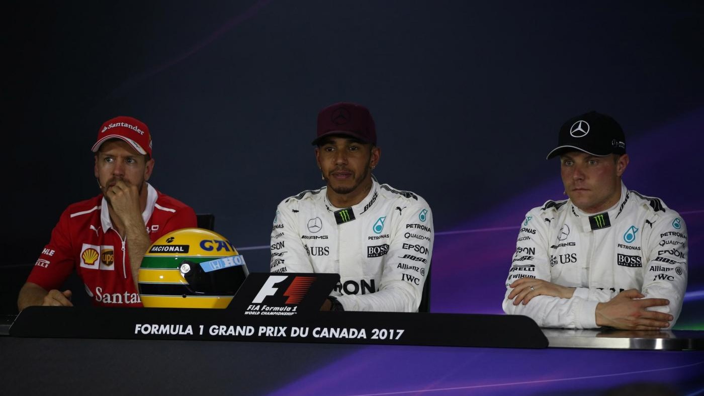 In Canada Hamilton davanti a Vettel: sono 65 pole, come Senna