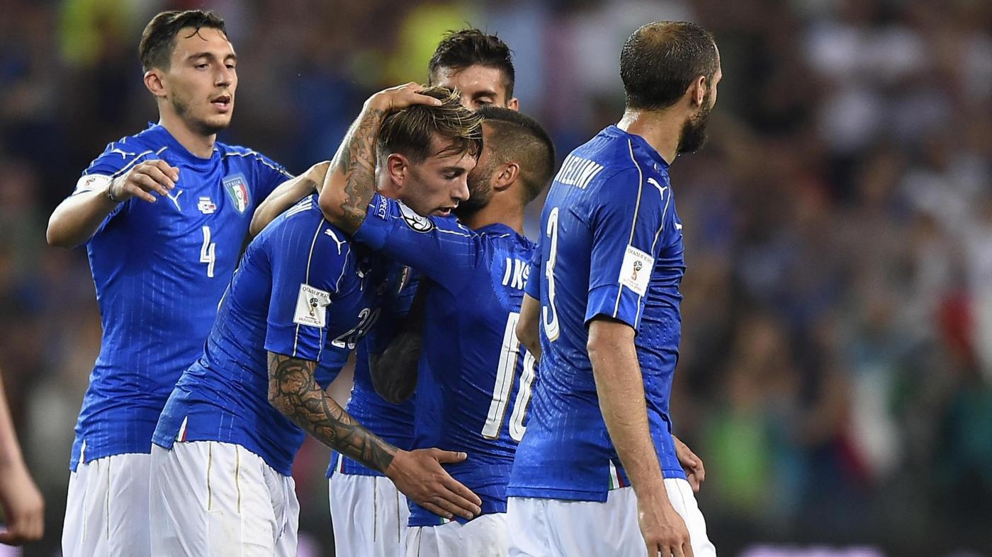 ‘Manita’ al Liechtenstein ma l’Italia è seconda verso Mondiali