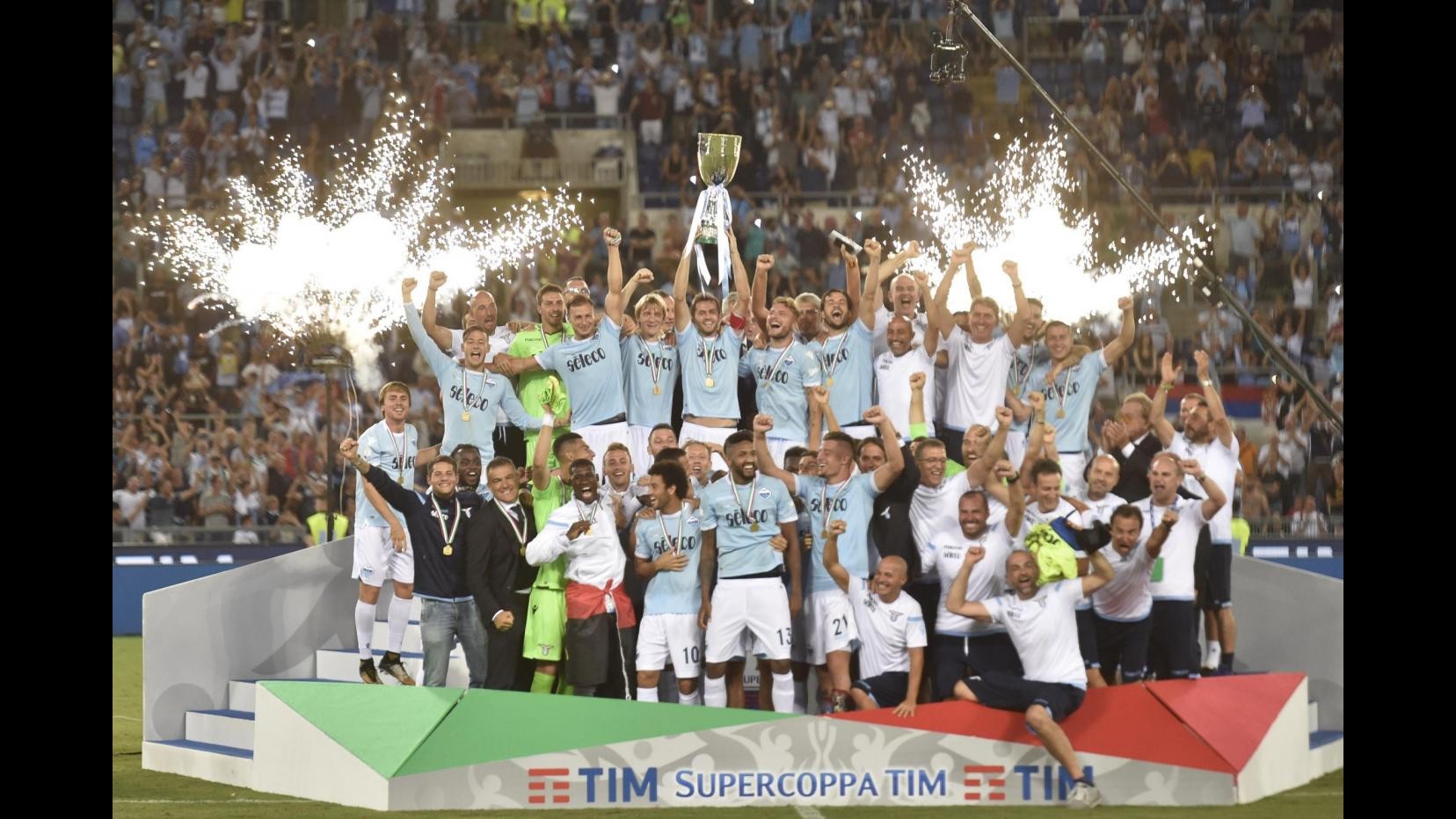 FOTO Supercoppa 2017, la vittoria della Lazio