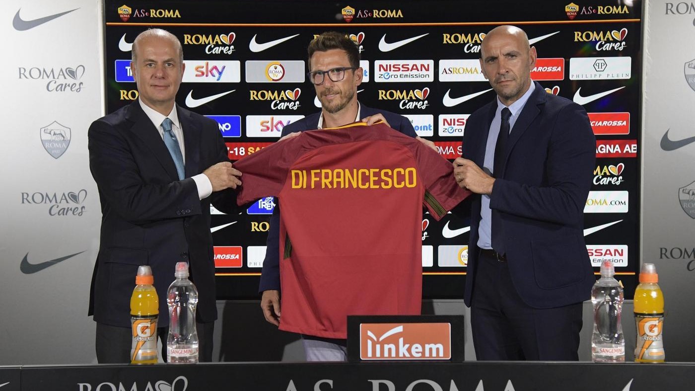 Di Francesco è il nuovo tecnico della Roma: contratto fino al 2019