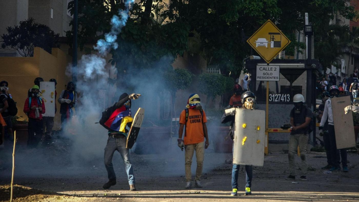 Venezuela, arrestato paramedico italiano a manifestazione a Caracas