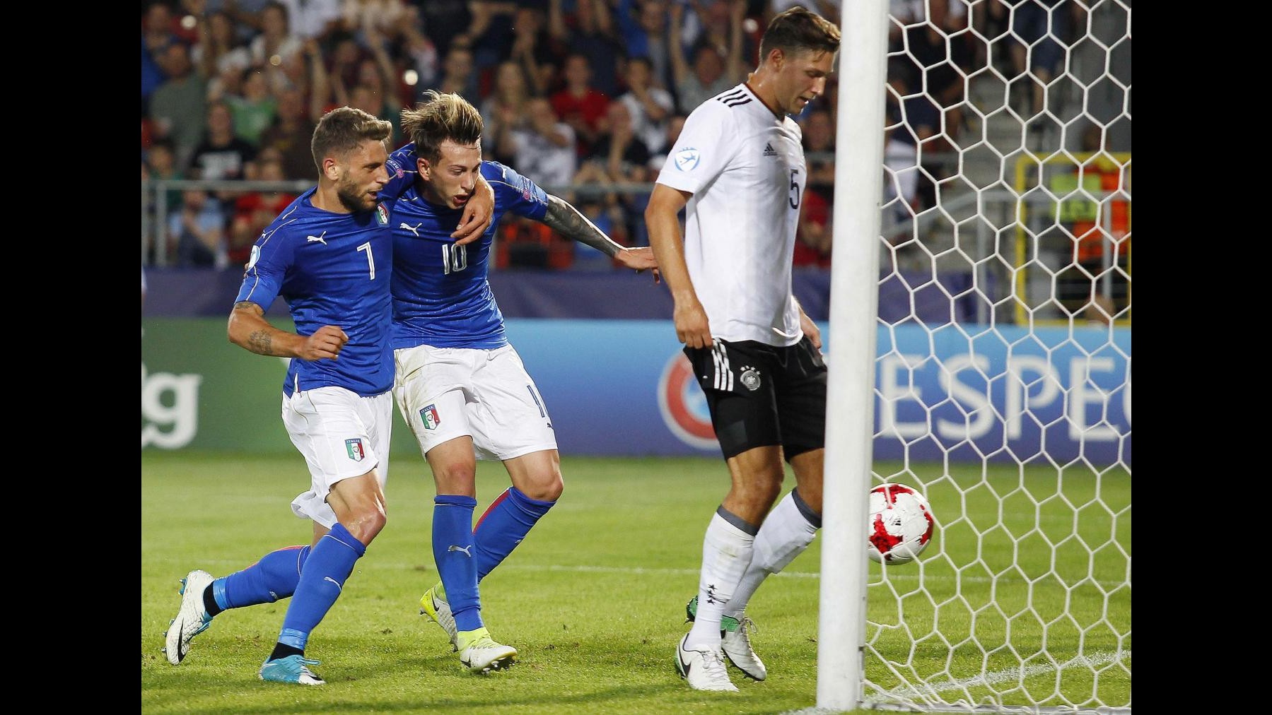 Europei Under 21, Germania sconfitta 1-0: l’Italia vola in semifinale