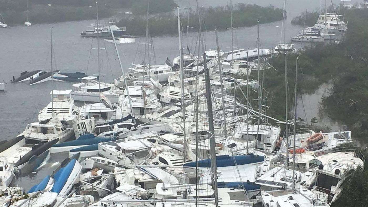 L’uragano Irma si abbatte sui Caraibi: le immagini della devastazione