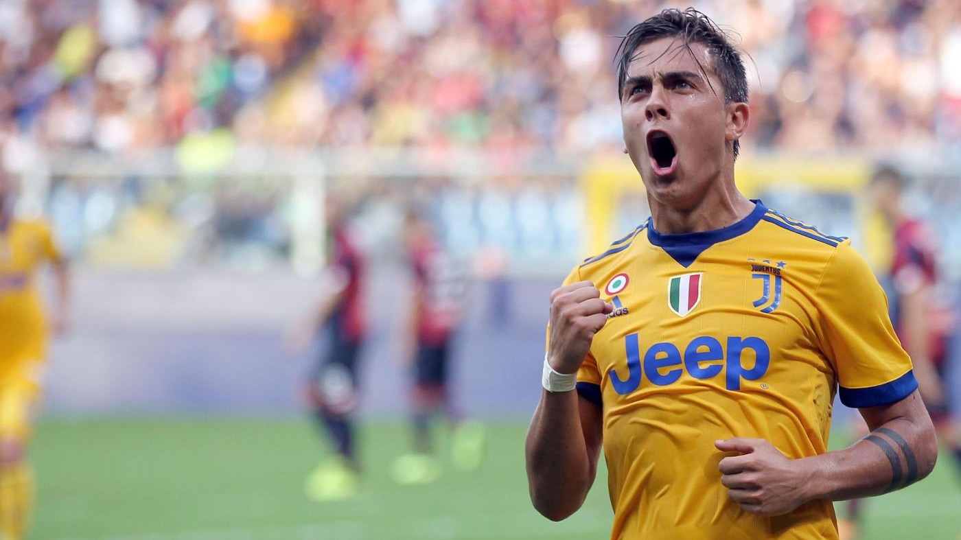 Pazza Juve: super Dybala dopo avvio choc, 4-2 al Genoa