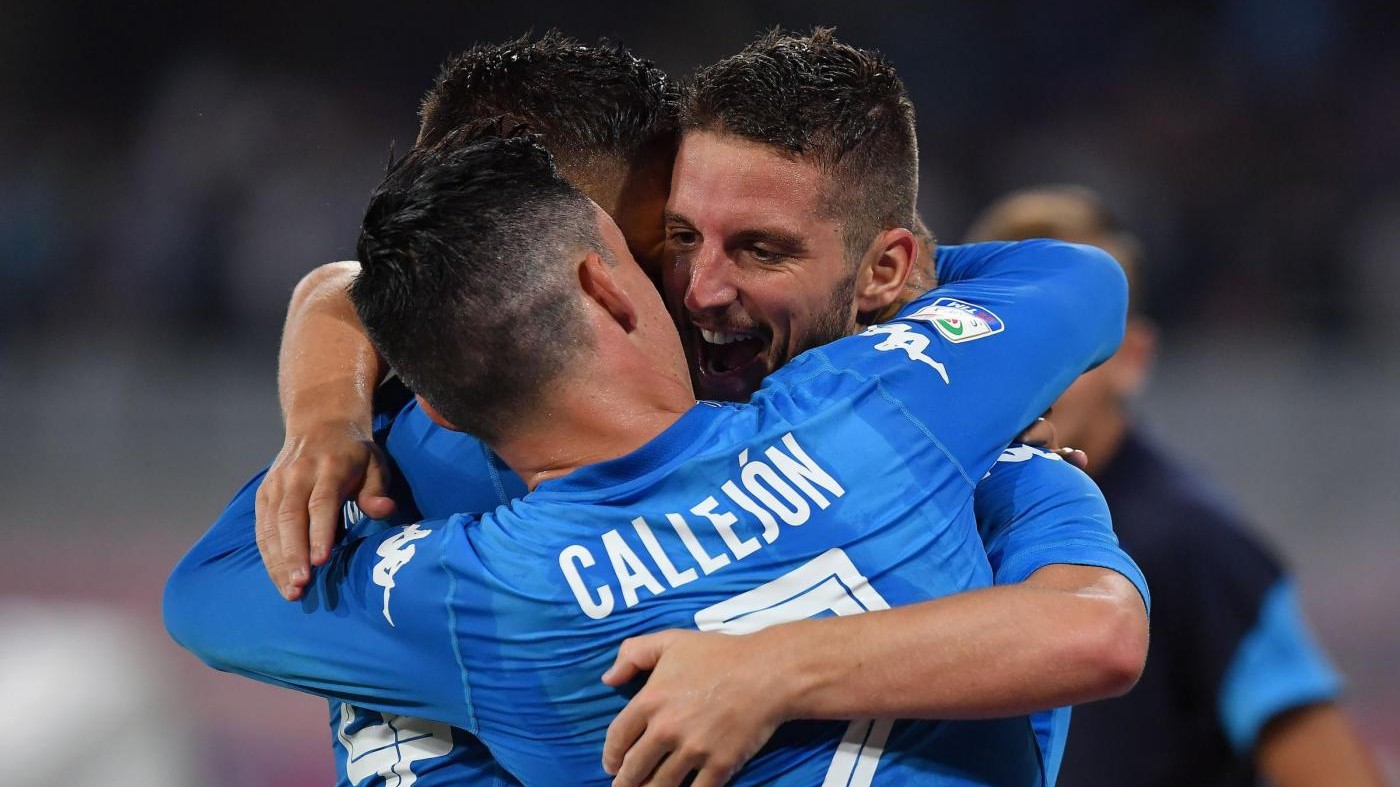 Tris del Napoli all’Atalanta, Milan-Cagliari 2-1 / FINALE