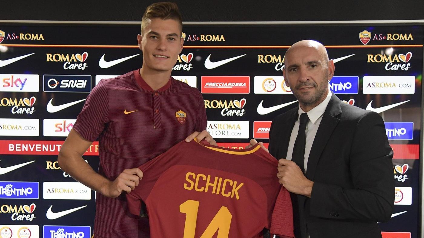 Roma, Monchi: “Schick giocatore magnifico, nostro ultimo acquisto”