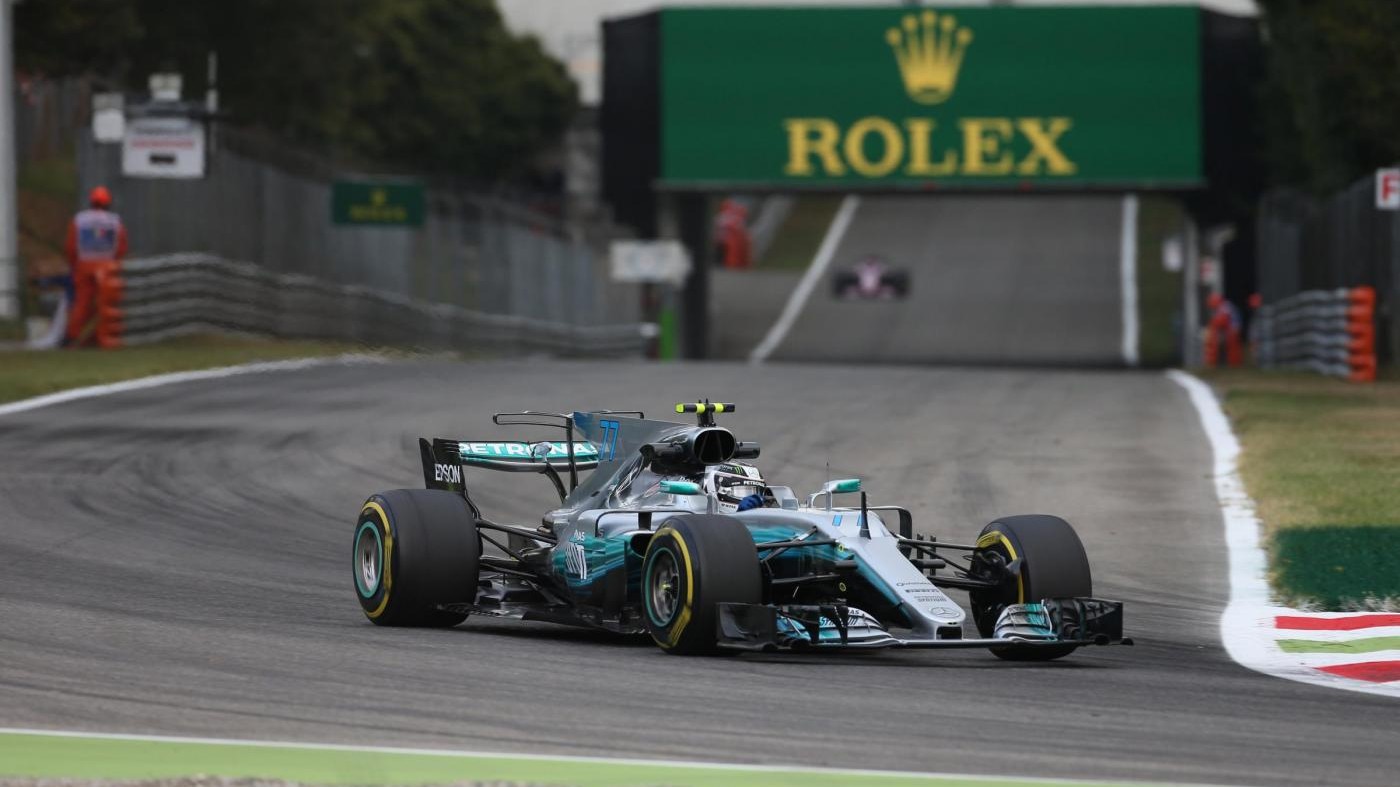 Gp Italia, Bottas domina seconde libere davanti ad Hamilton e Vettel