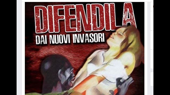 Forza Nuova diffonde manifesto fascista contro migranti