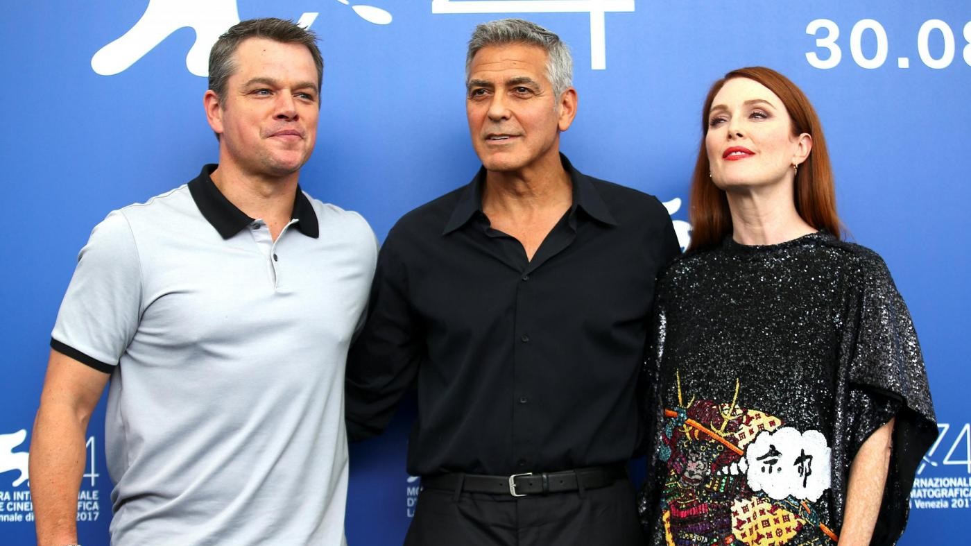 Clooney presenta Suburbicon a Venezia: “Nuvola nera sull’America”