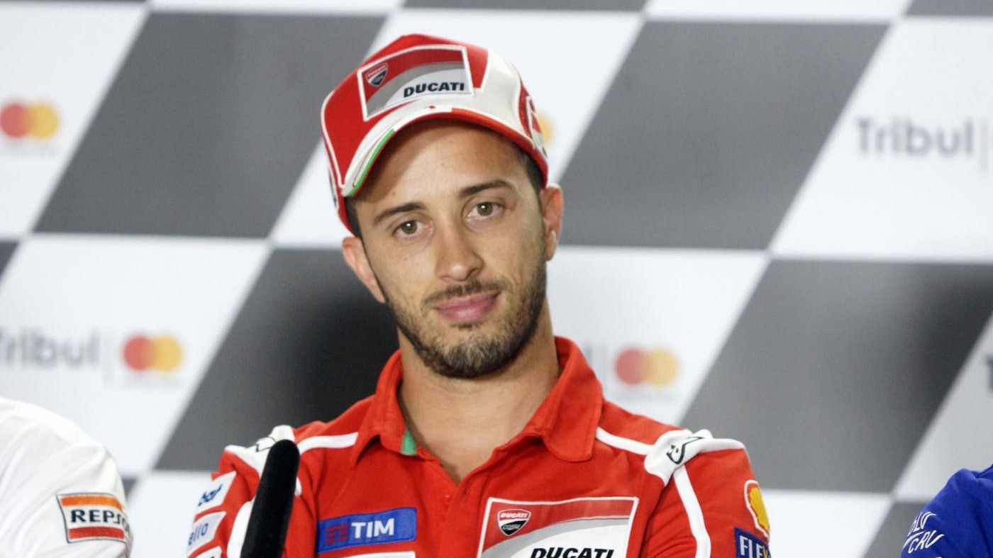 A Misano spicca assenza Rossi. Dovizioso: Surreale essere leader