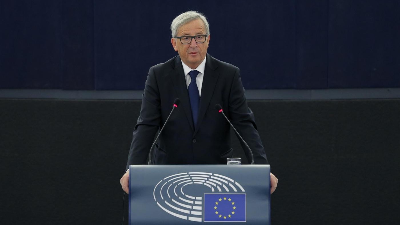 Juncker: Europa ha di nuovo vento in poppa. Italia ha salvato onore Ue in Mediterraneo