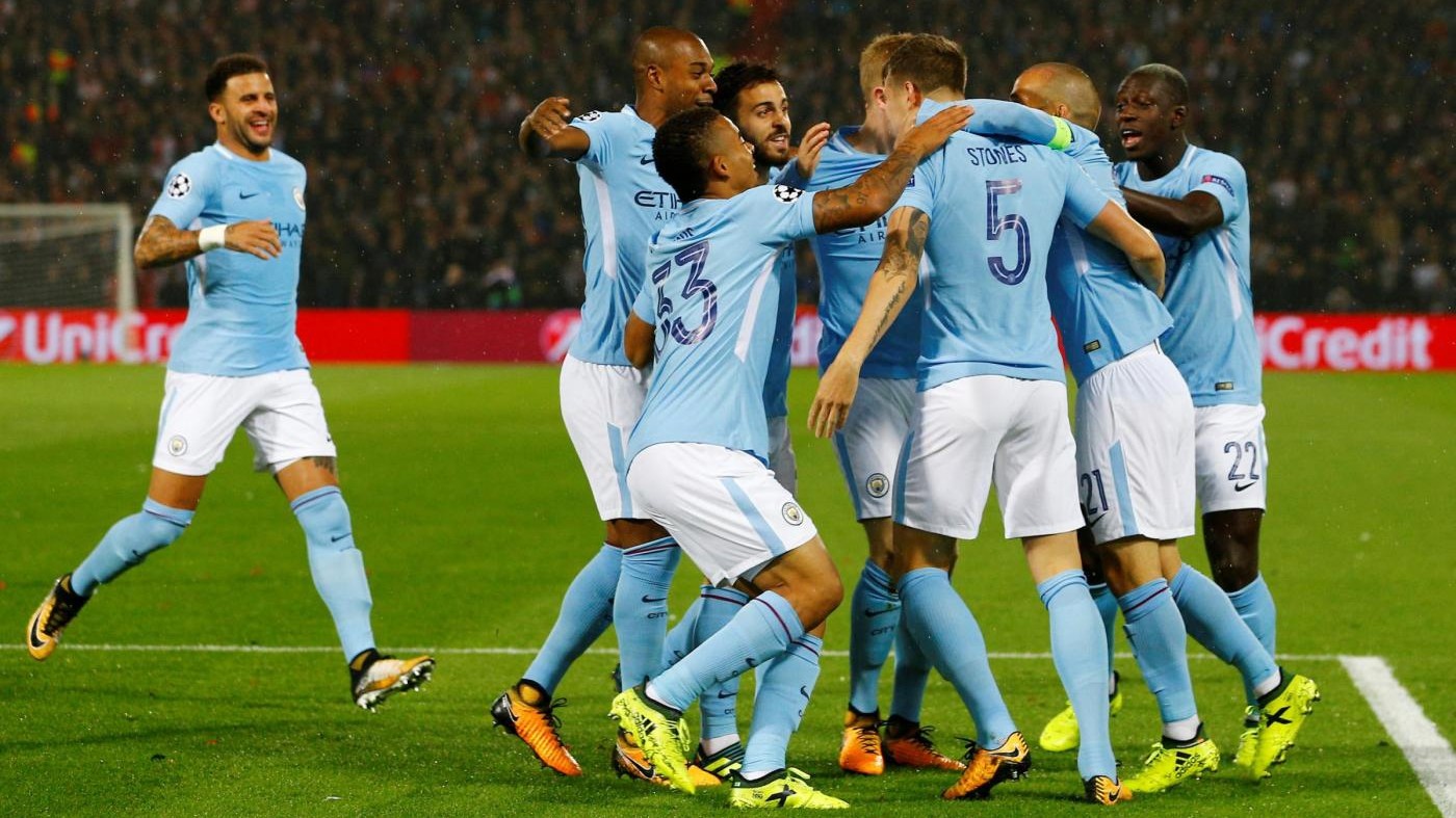 Champions, Manchester City cala il poker, Tottenham e Real ok