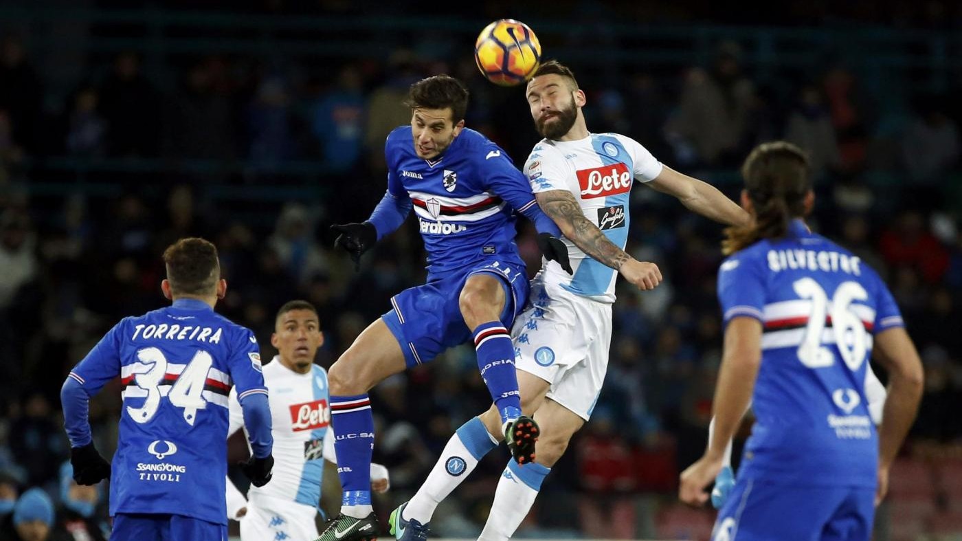 Serie A, Napoli vince in rimonta contro la Samp 2-1
