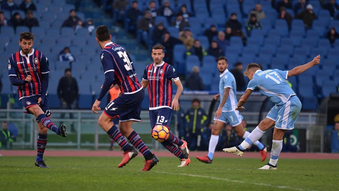 Serie A, Immobile all’ultimo respiro, Lazio piega Crotone