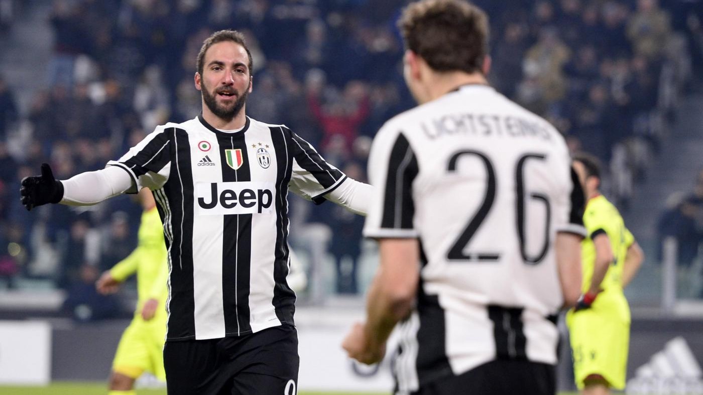 Riscatto Juve: Higuain e Dybala stendono il Bologna