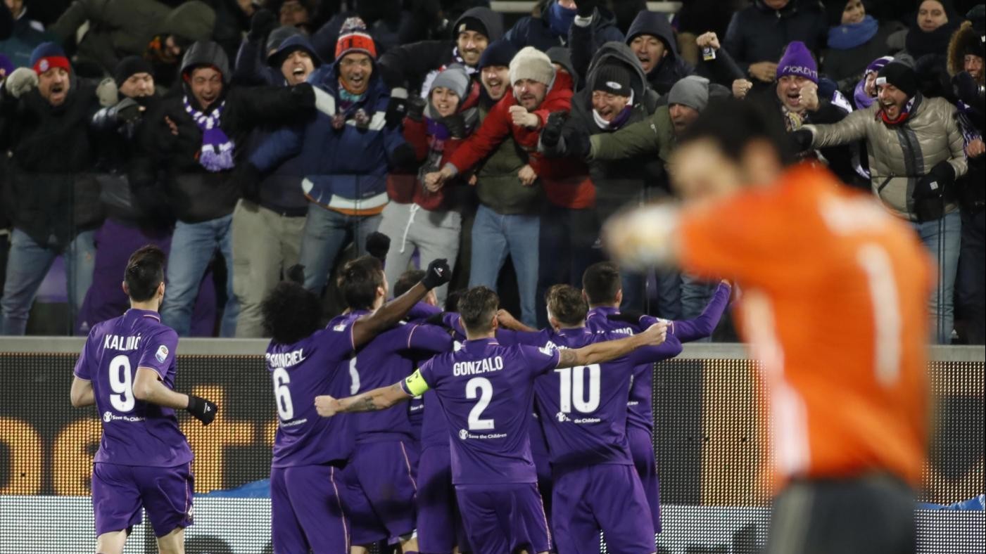 La Juve cade a Firenze: Kalinic e Badelj riaprono il campionato