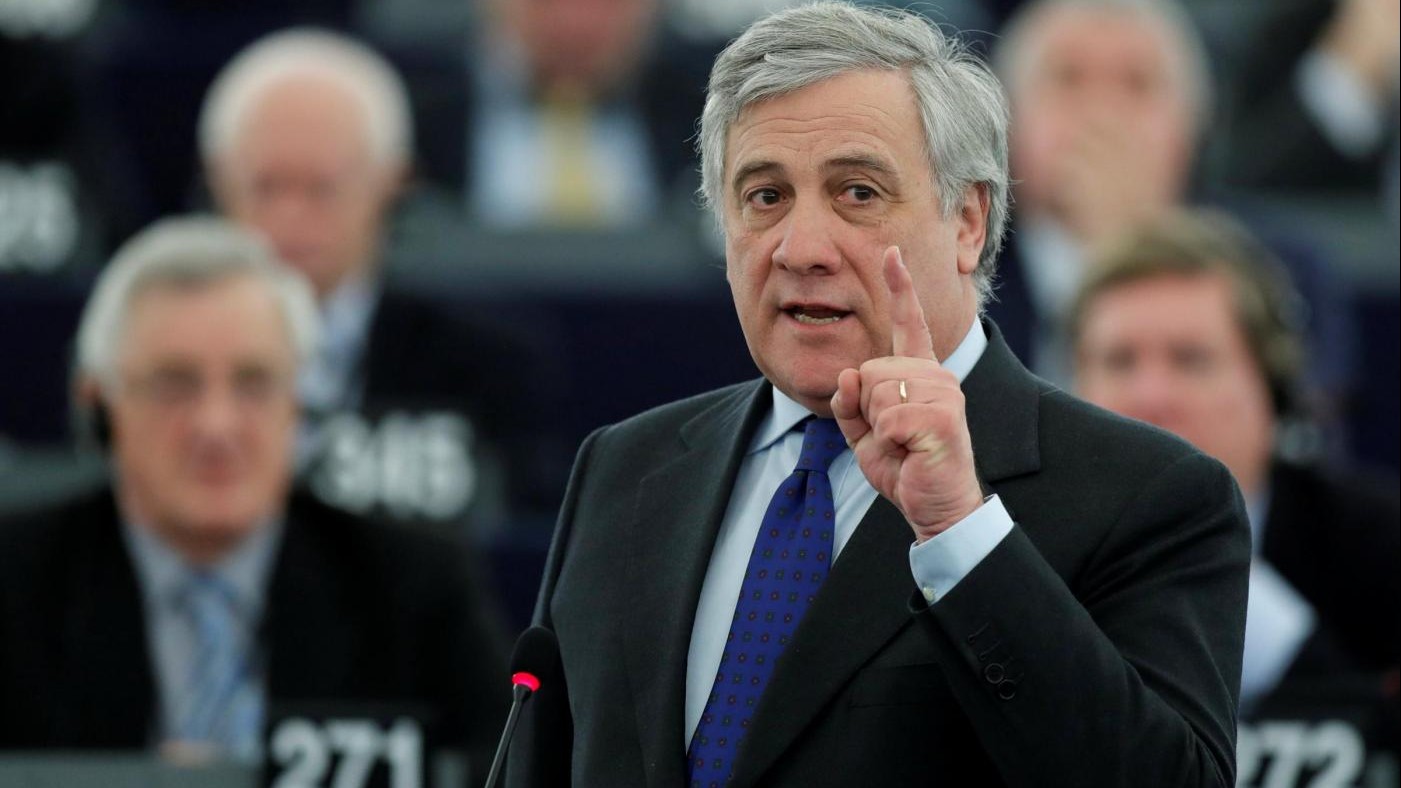 Antonio Tajani eletto presidente del Parlamento europeo