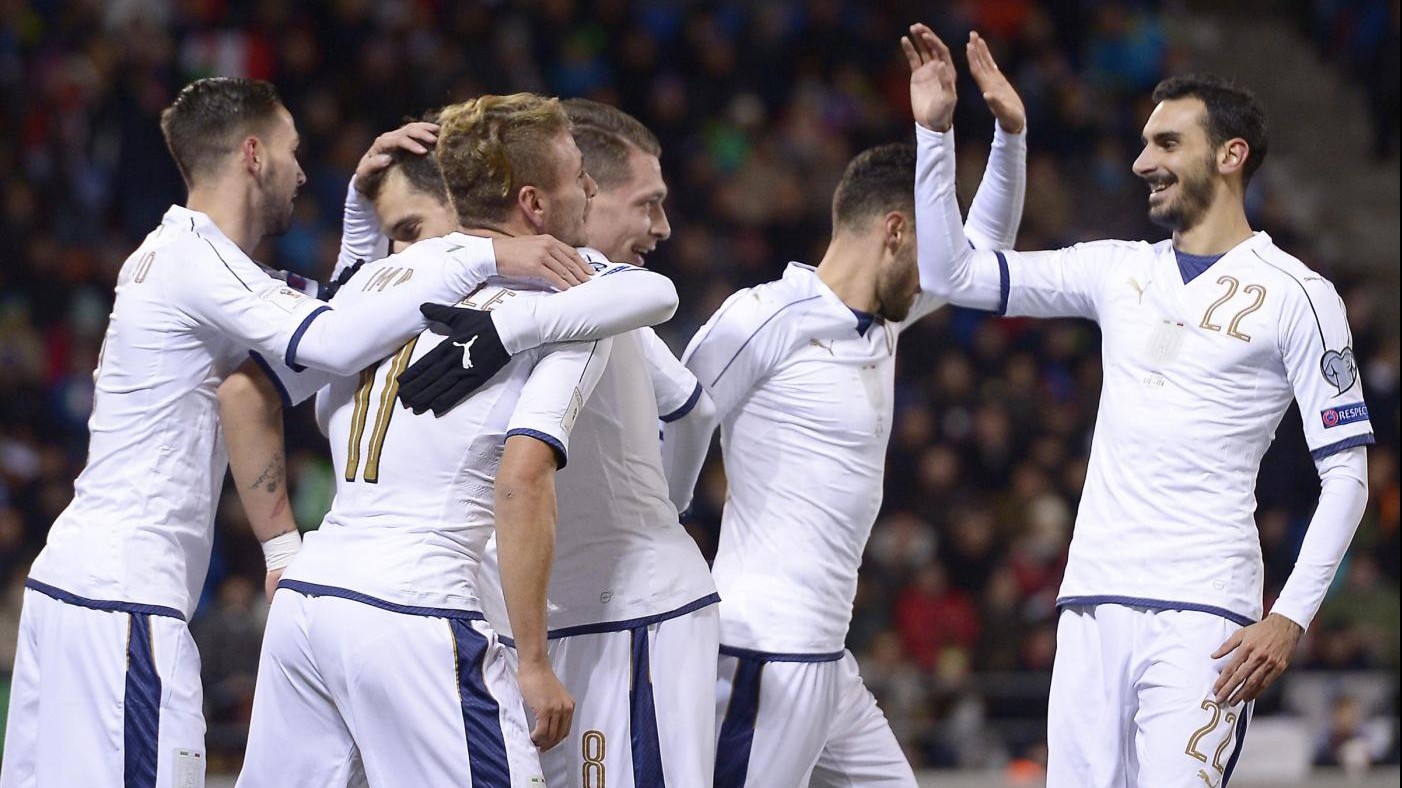 FOTO Poker della Nazionale: Liechtenstein-Italia 0-4