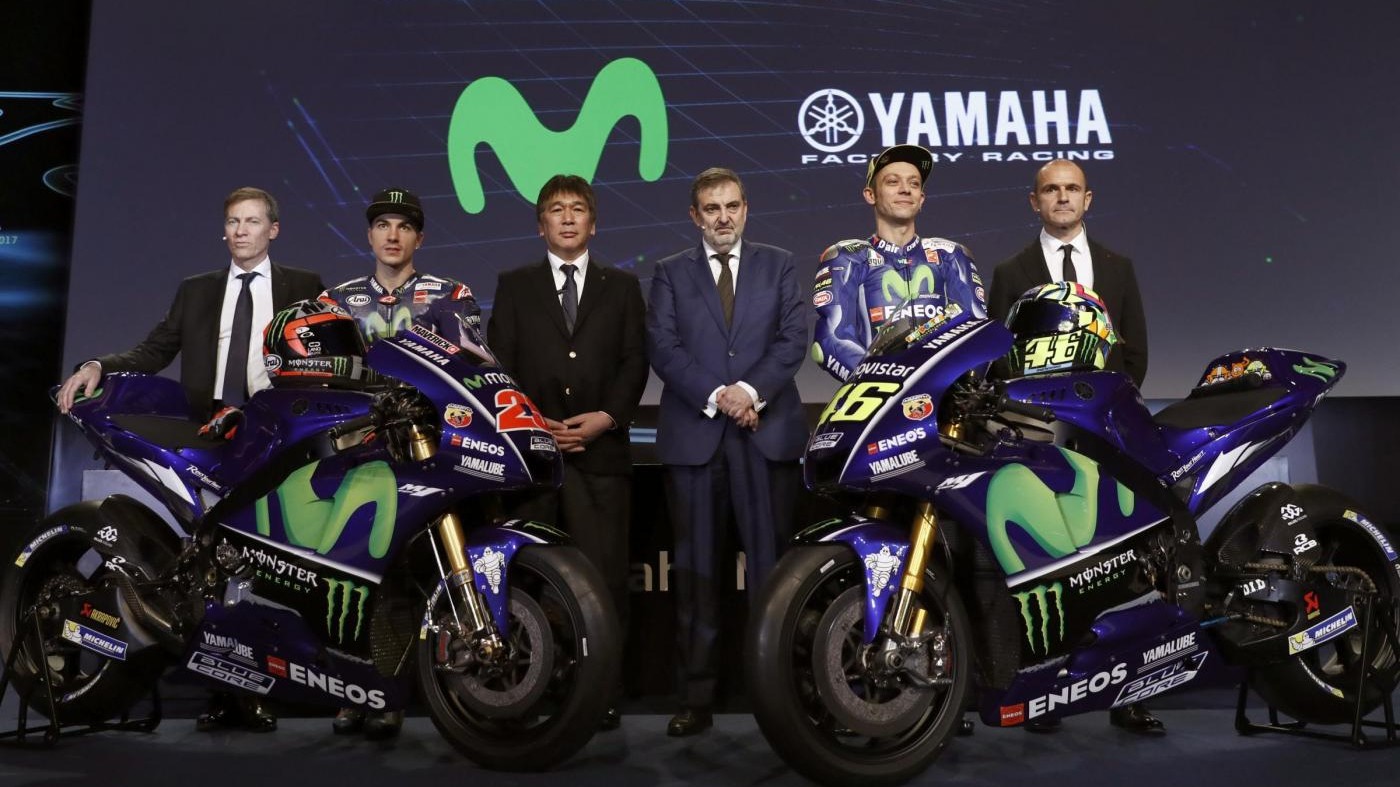 MotoGp, Yamaha presenta la nuova M1. Rossi: Ha un buon potenziale