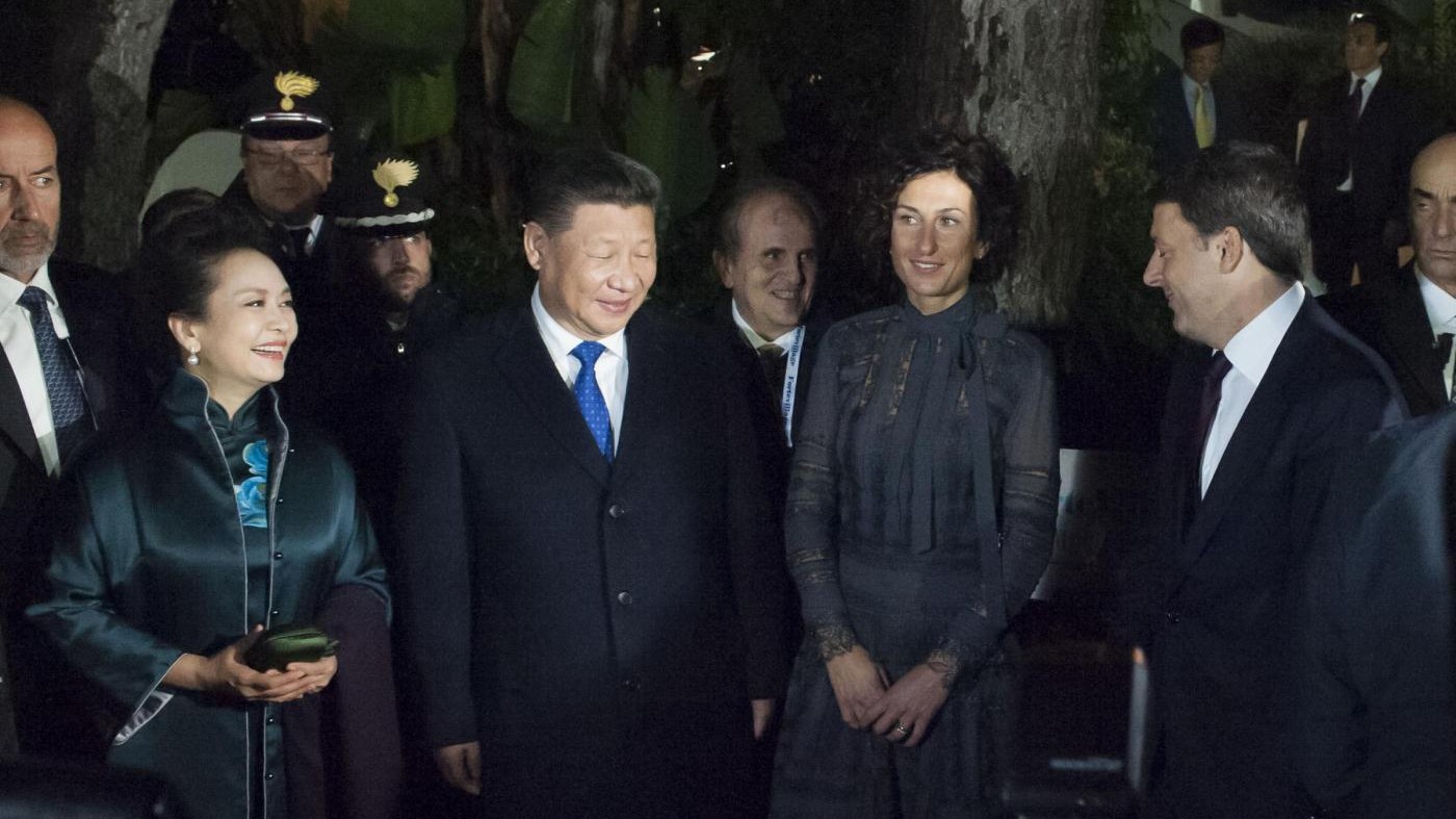 FOTO Vertice informale tra Renzi e il presidente cinese Xi Jinping