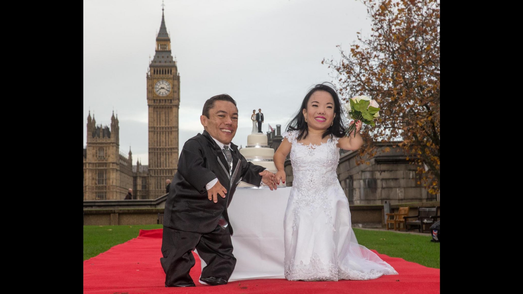 Nozze da record: ecco la coppia di sposi più piccola del mondo
