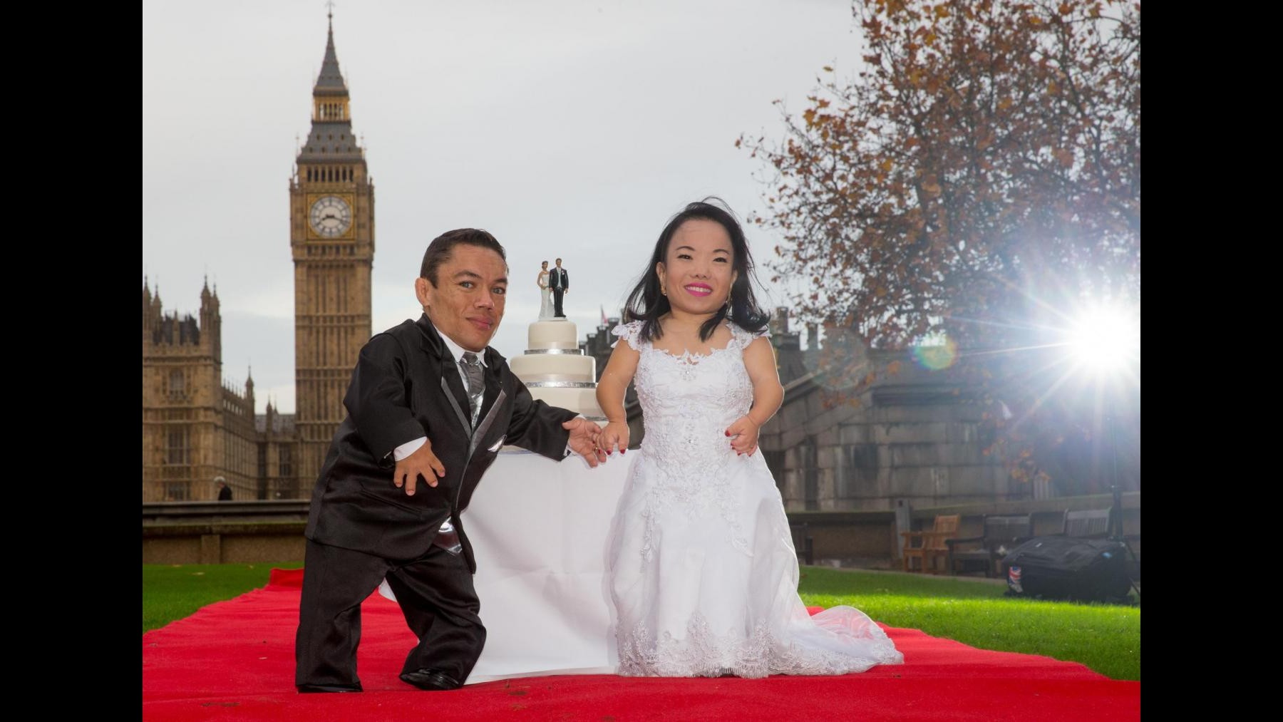 Nozze da record: ecco la coppia di sposi più piccola del mondo