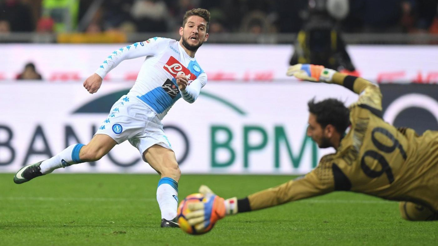PAGELLE Serie A, Milan-Napoli 1-2: Mertens ‘poetico’