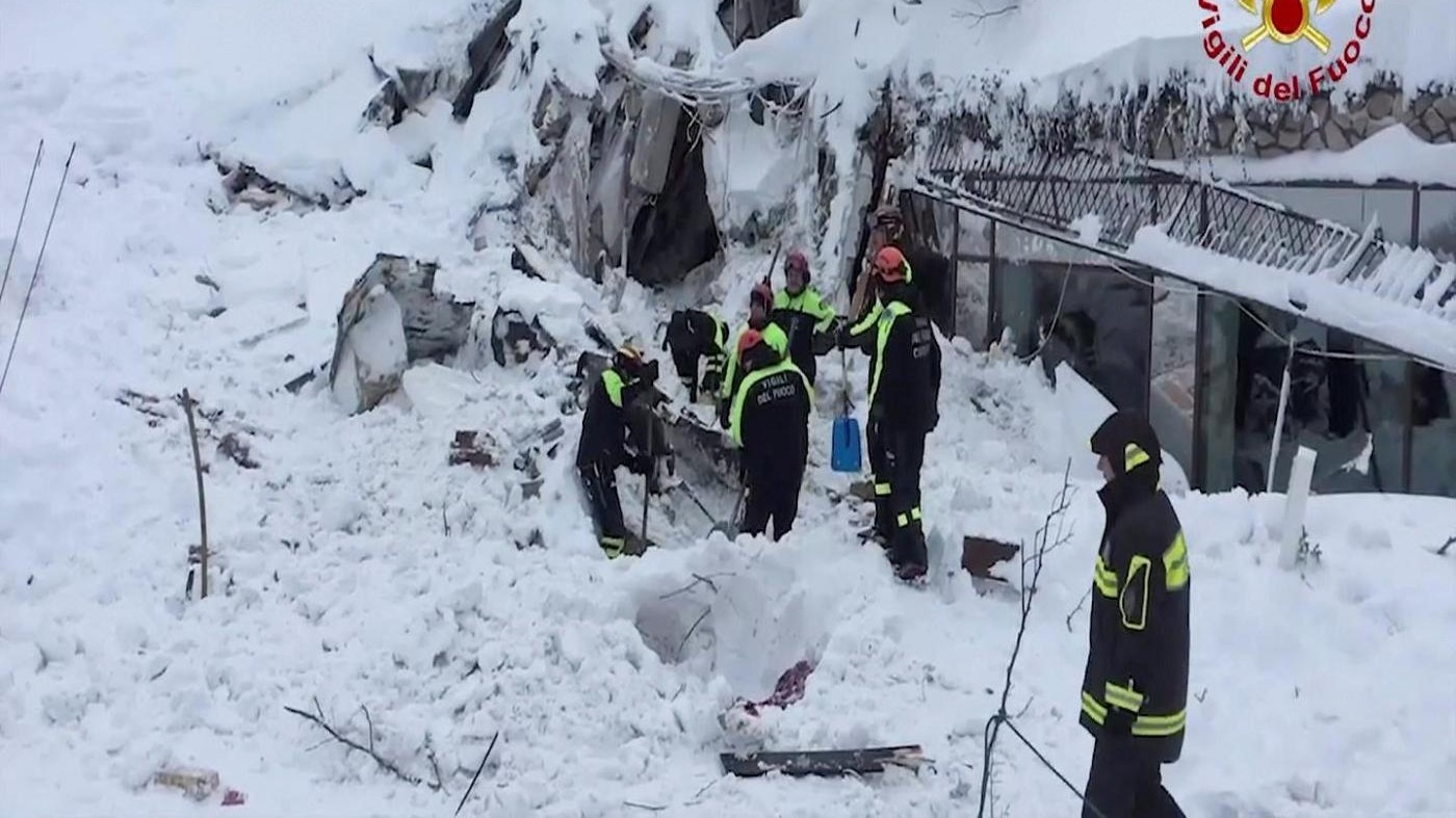 Hotel Rigopiano, valanga potente come 4000 tir a 100 km l’ora