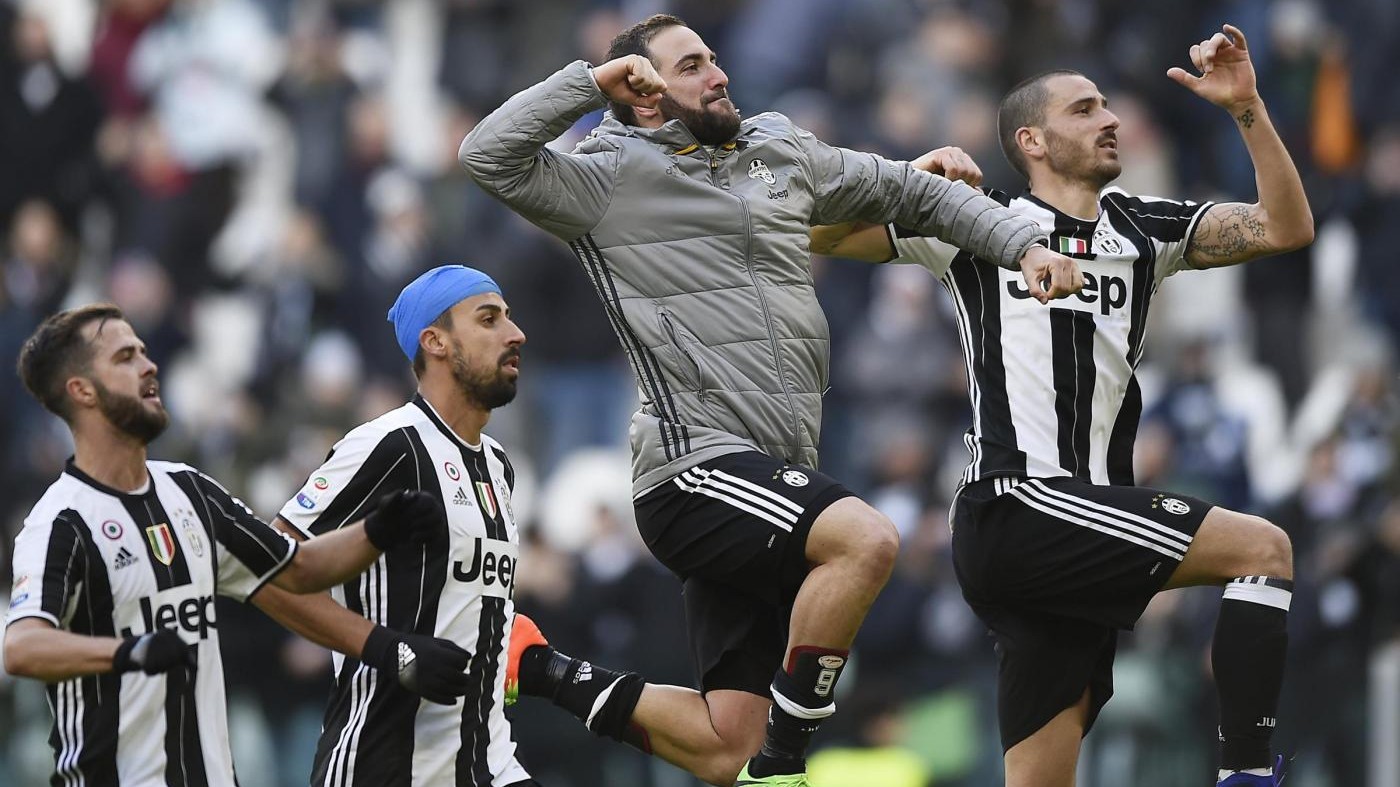 PAGELLE Juve-Lazio 2-0: Dybala, Higuain e Mandzukic i migliori