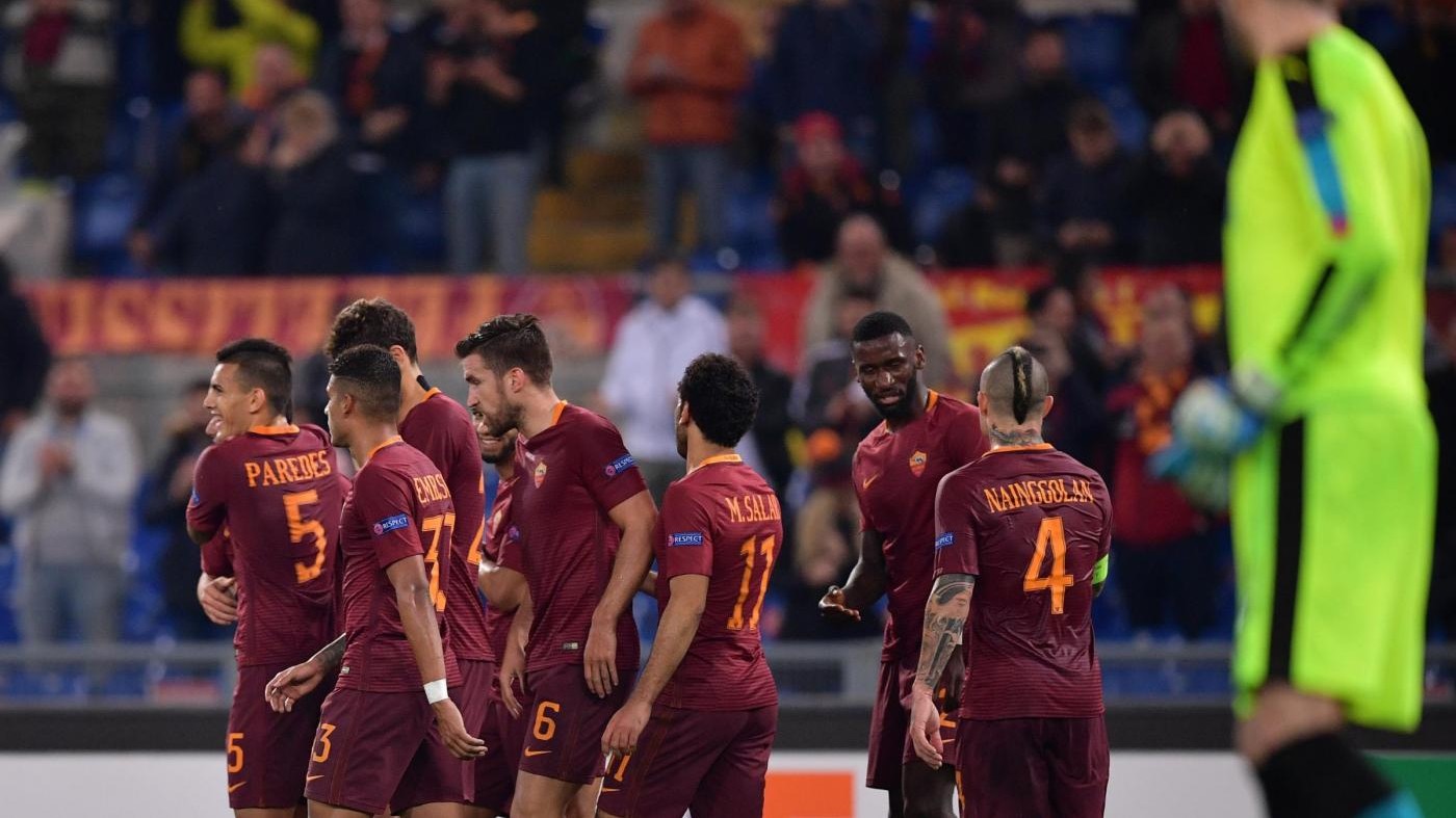 FOTO Europa League, Roma stende Viktoria Plzen 4-1