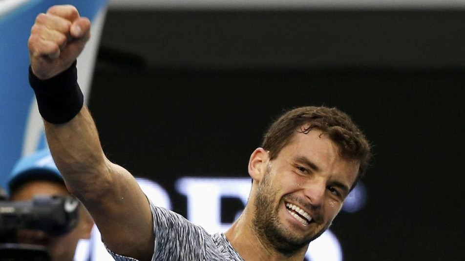 Australian Open: Dimitrov vola in semifinale, ora Nadal-Raonic
