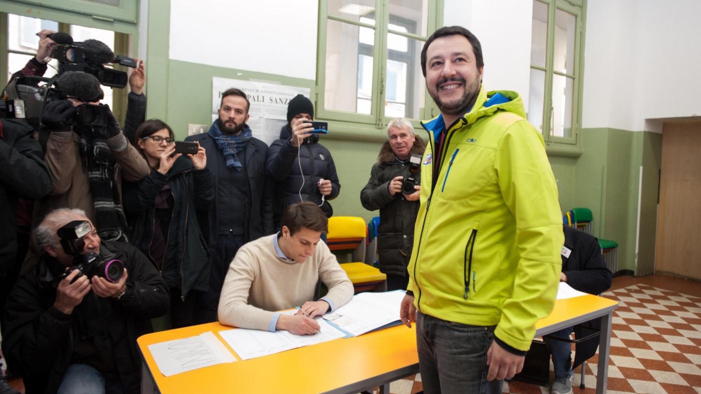 Referendum, Matteo Salvini al voto