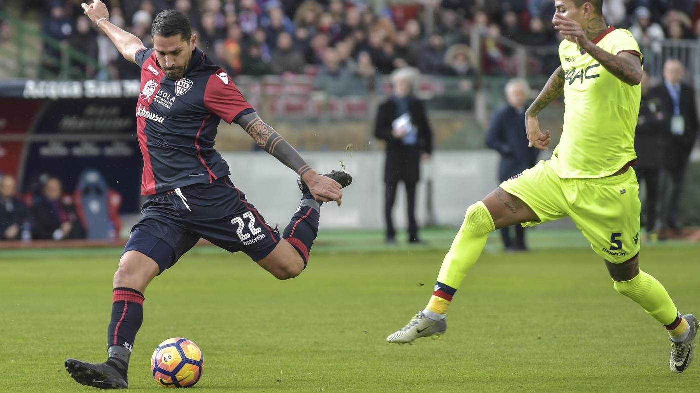 Borriello salva il Cagliari nel recupero: 1-1 con il Bologna