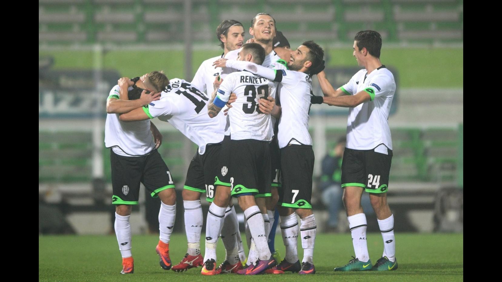 FOTO Cesena stende Cittadella 3-0