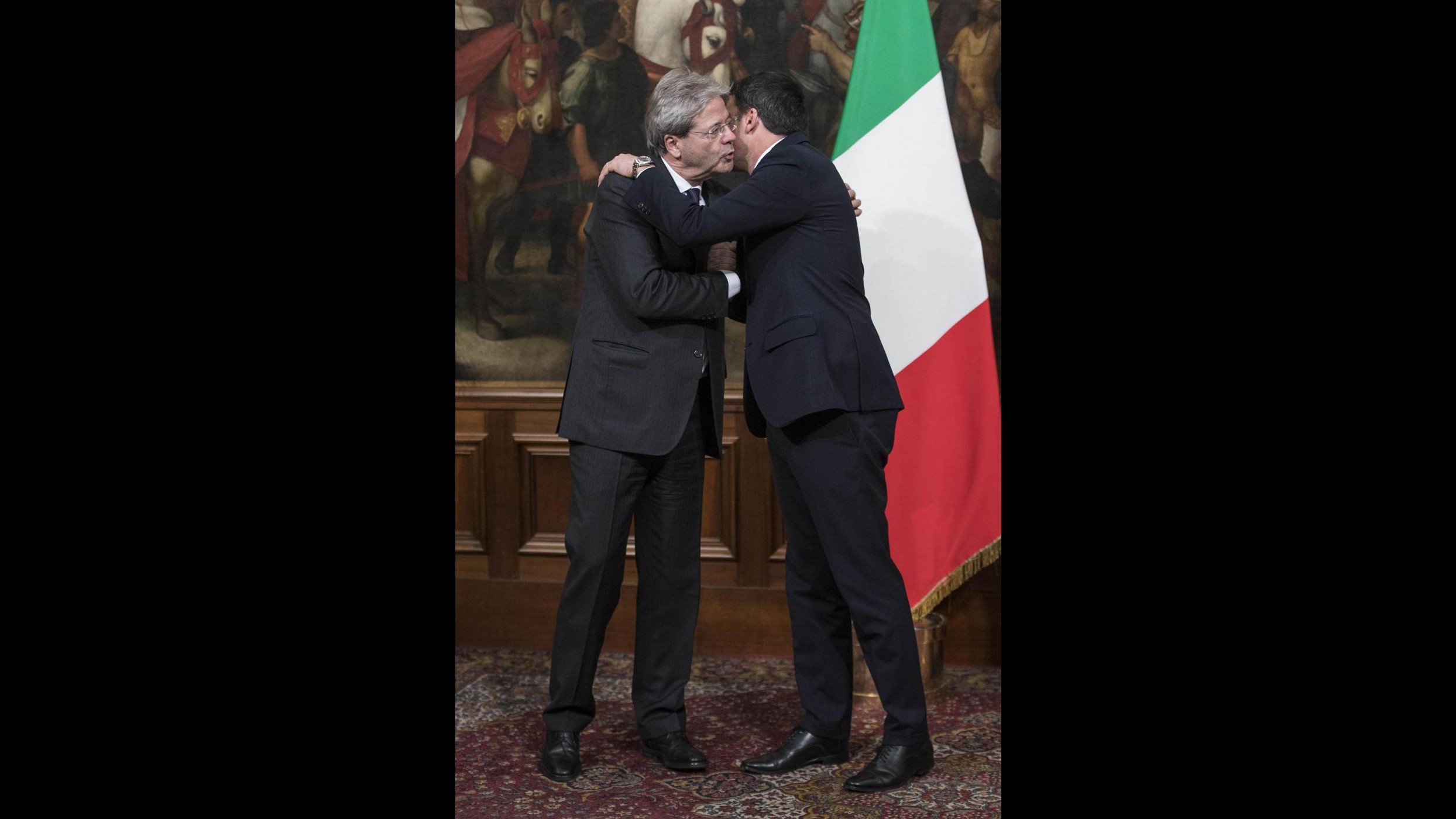 FOTO Passaggio di consegne tra Renzi e Gentiloni