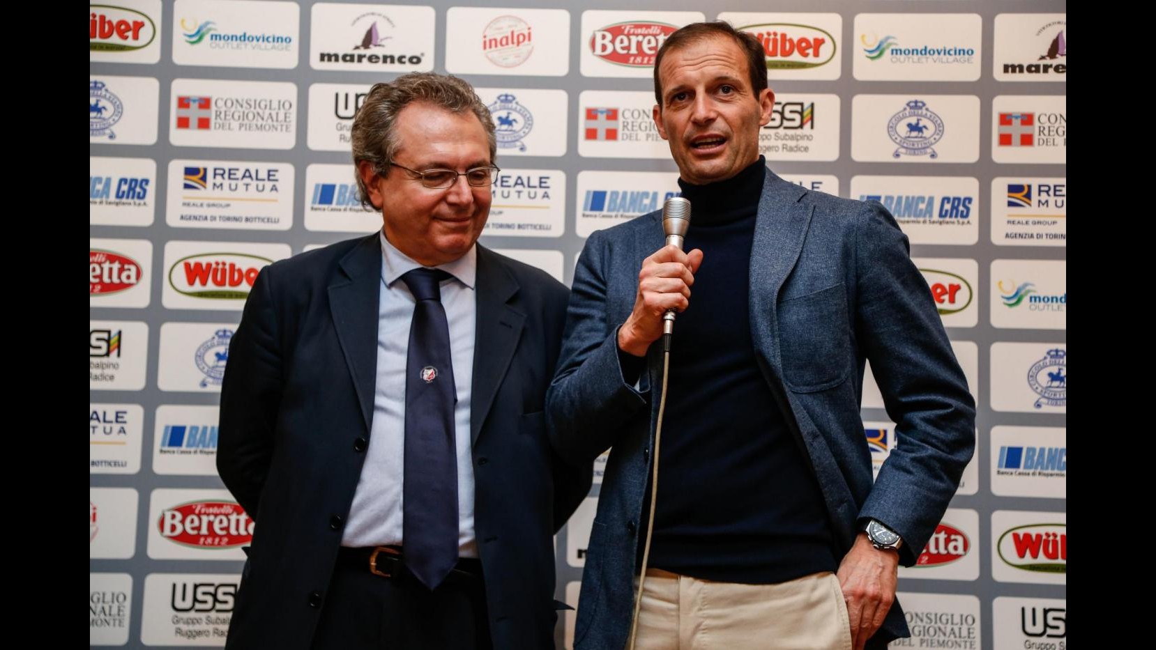 FOTO Juventus, Allegri vince premio Ussi come miglior allenatore
