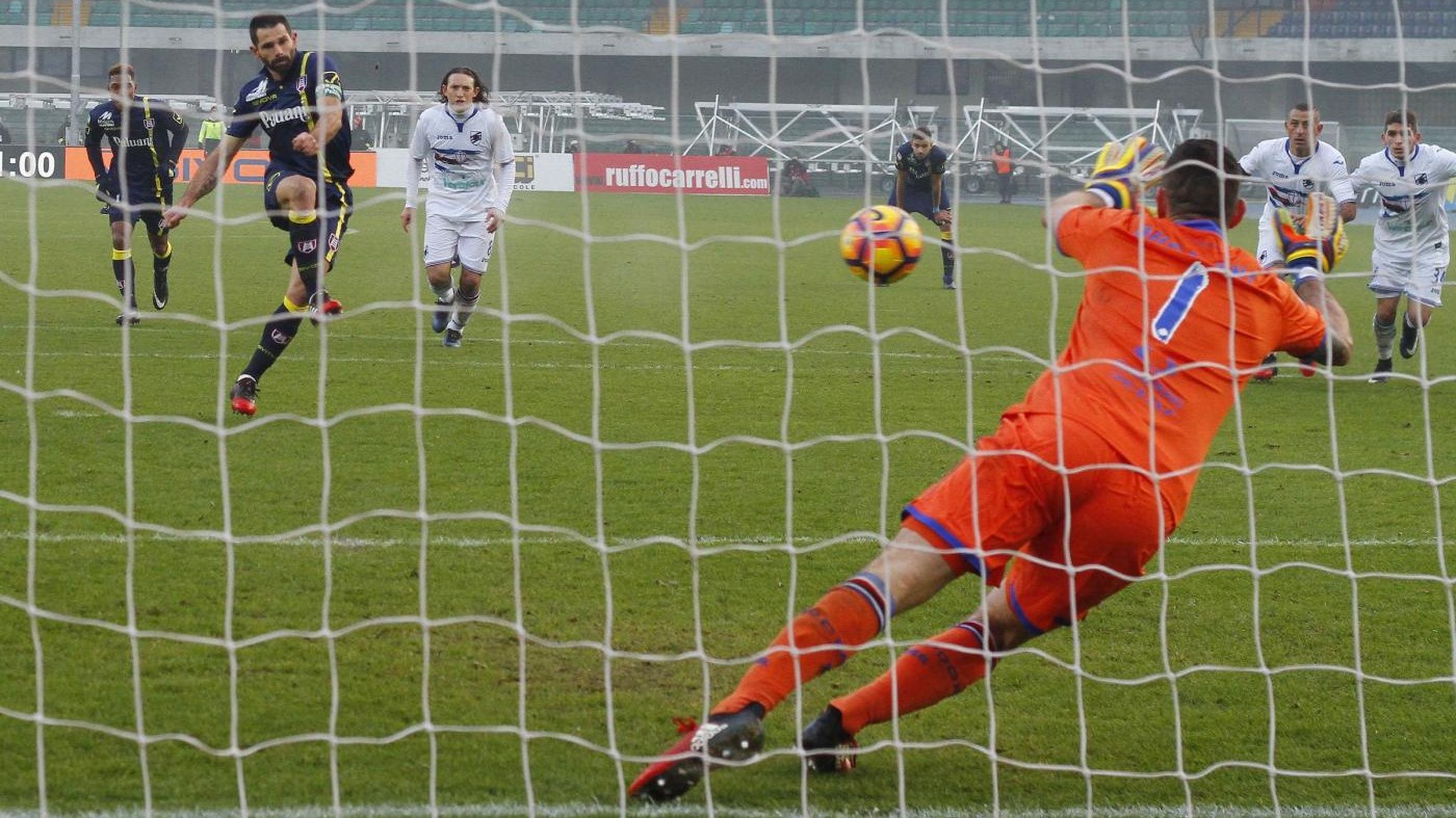 FOTO Il Chievo supera la Sampdoria 2-1