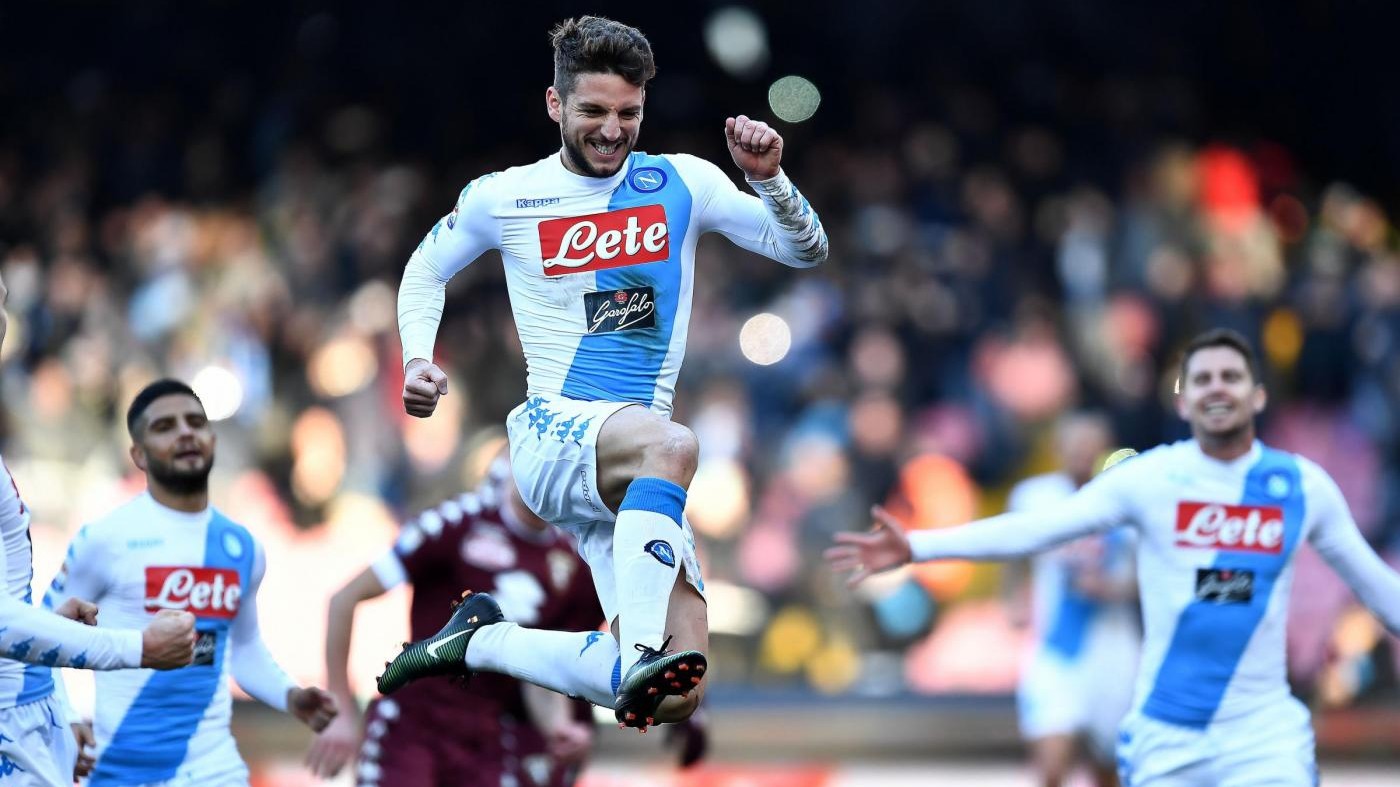 FOTO Mertens e il Napoli schiantano il Toro 5-3