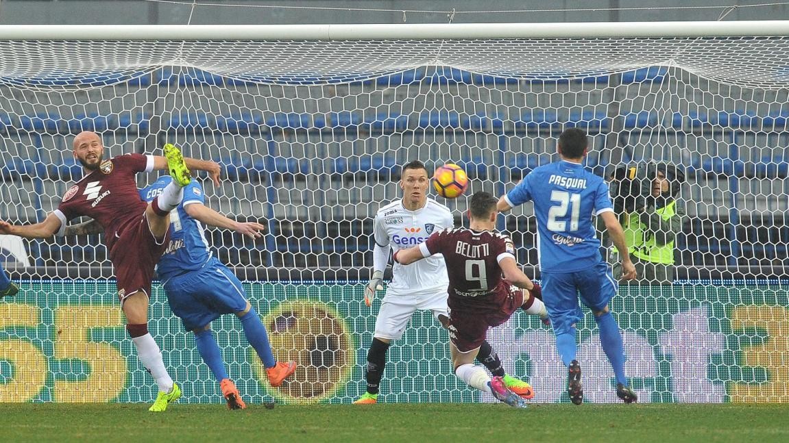 Serie A, il Toro non vince più: Belotti illude, 1-1 a Empoli