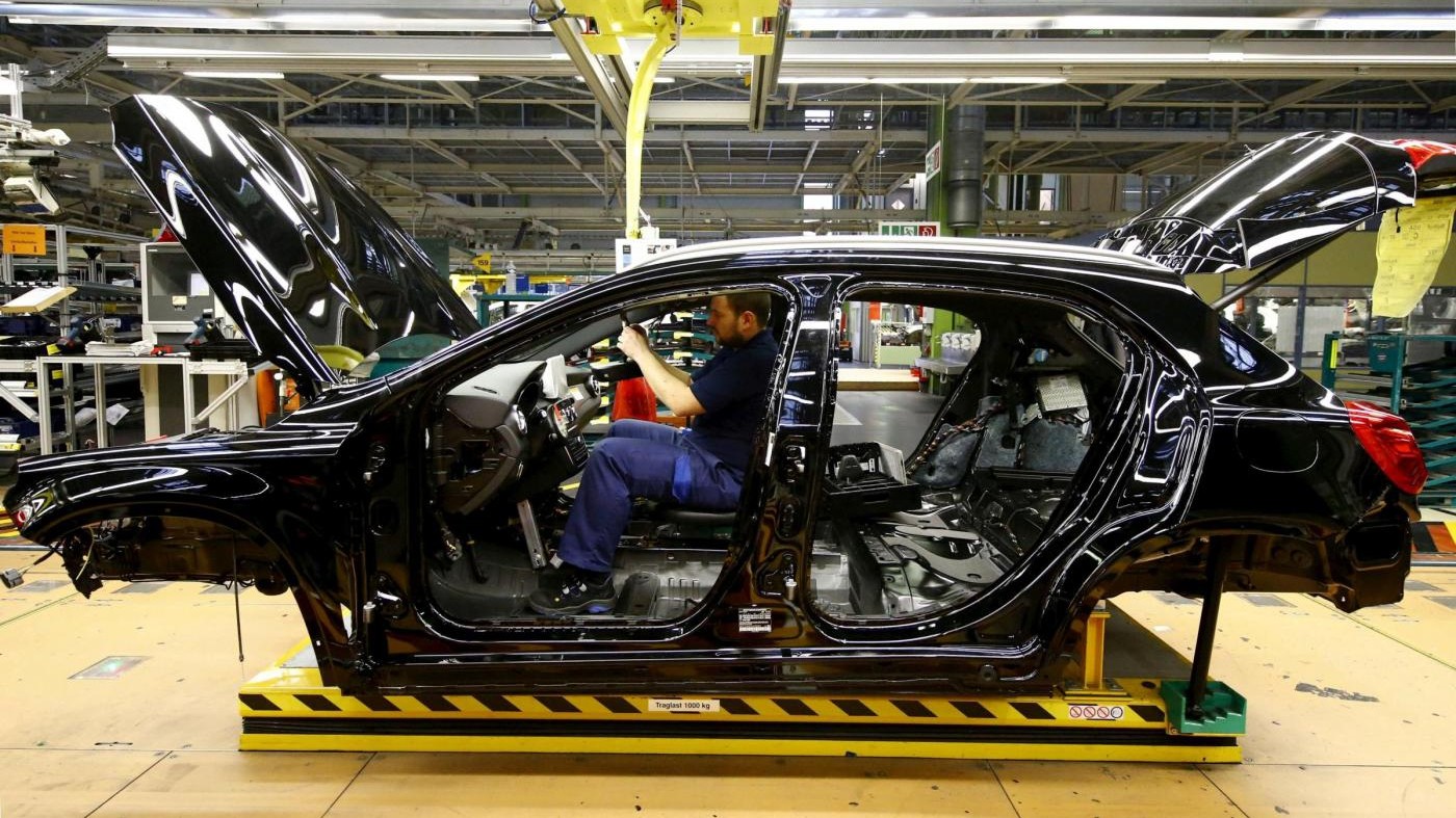 A dicembre crolla produzione industriale in Germania: -3%