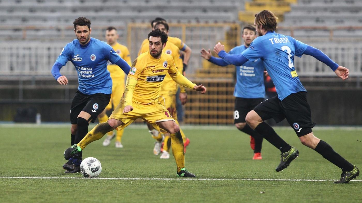 Serie B, pari 1-1 tra Novara e Cittadella