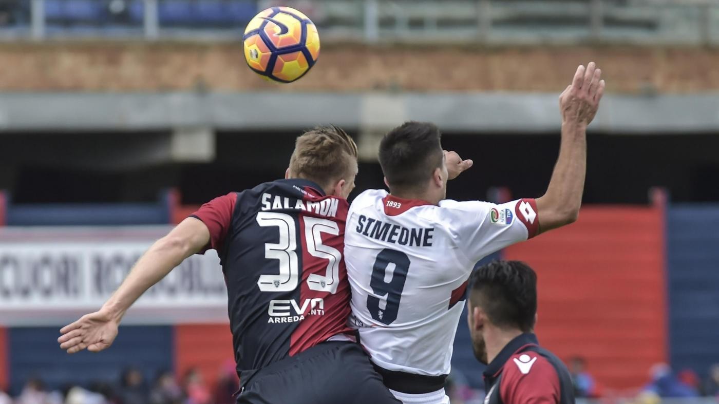 FOTO Serie A, Cagliari stende Genoa 4-1