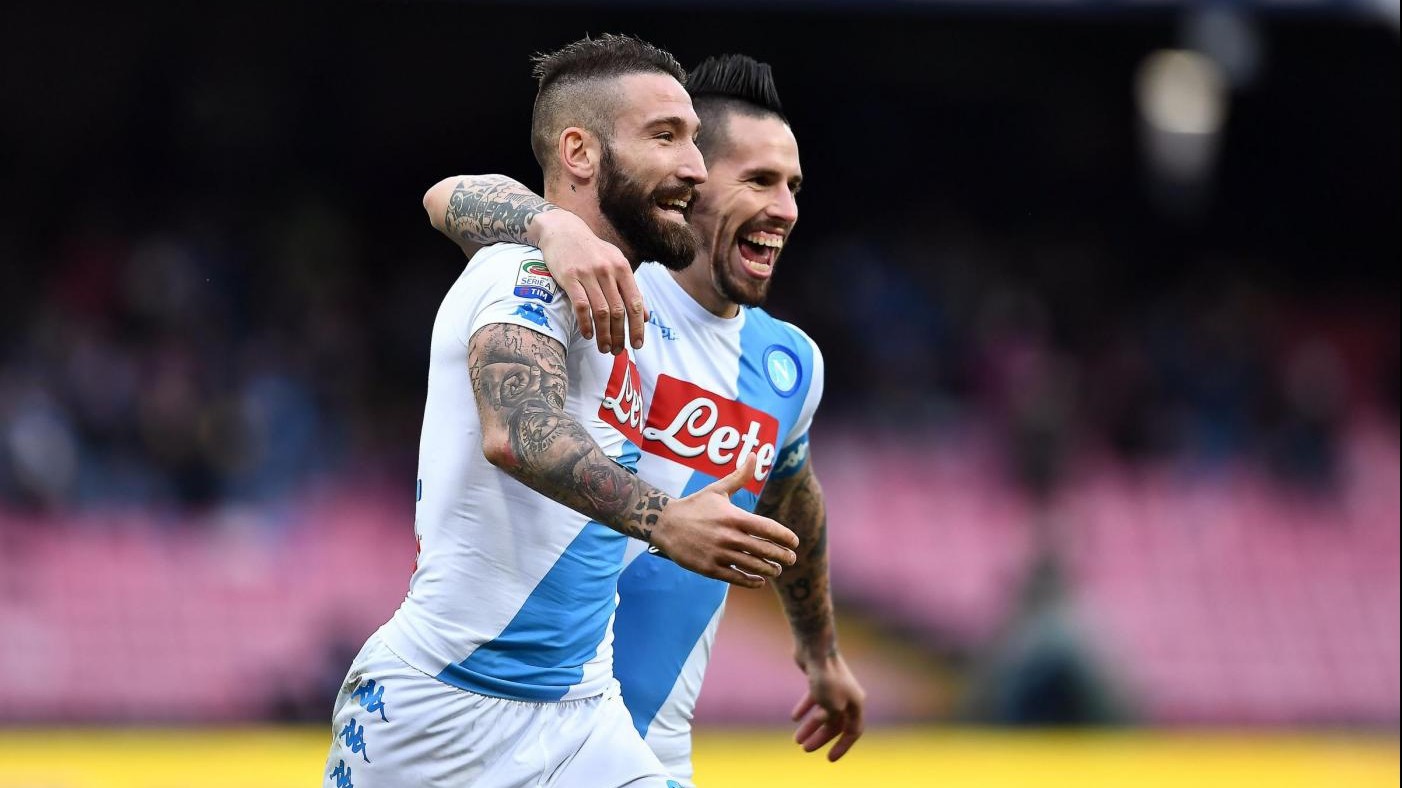 FOTO Serie A, tris del Napoli col Pescara