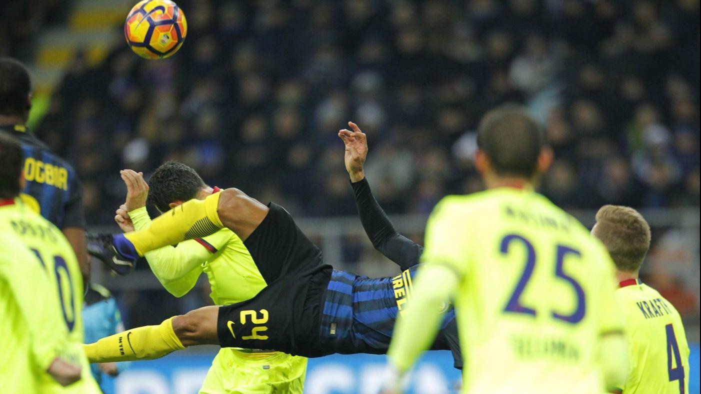 FOTO Coppa Italia, Inter ai quarti: 3-2 col Bologna