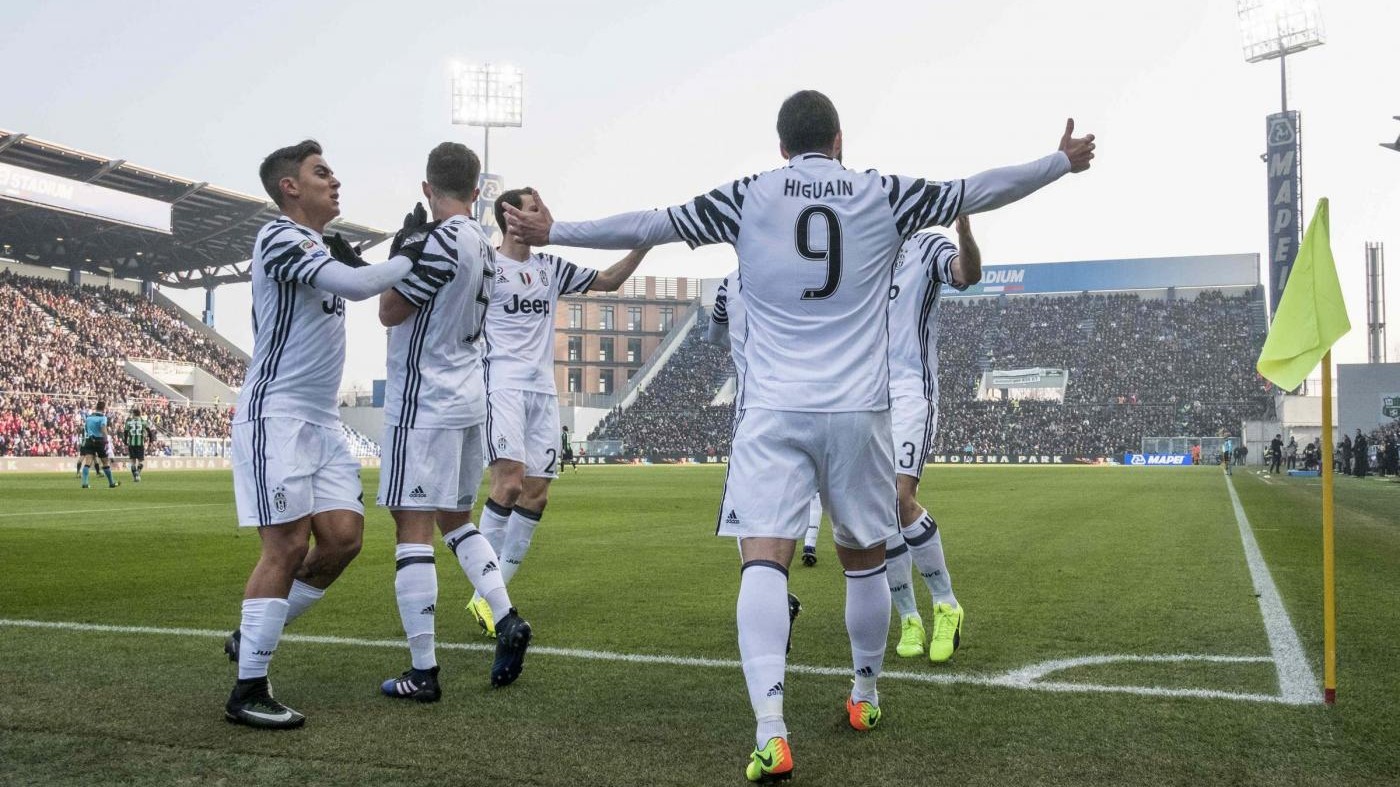 FOTO La Juve corsara a Sassuolo: vittoria per 2-0
