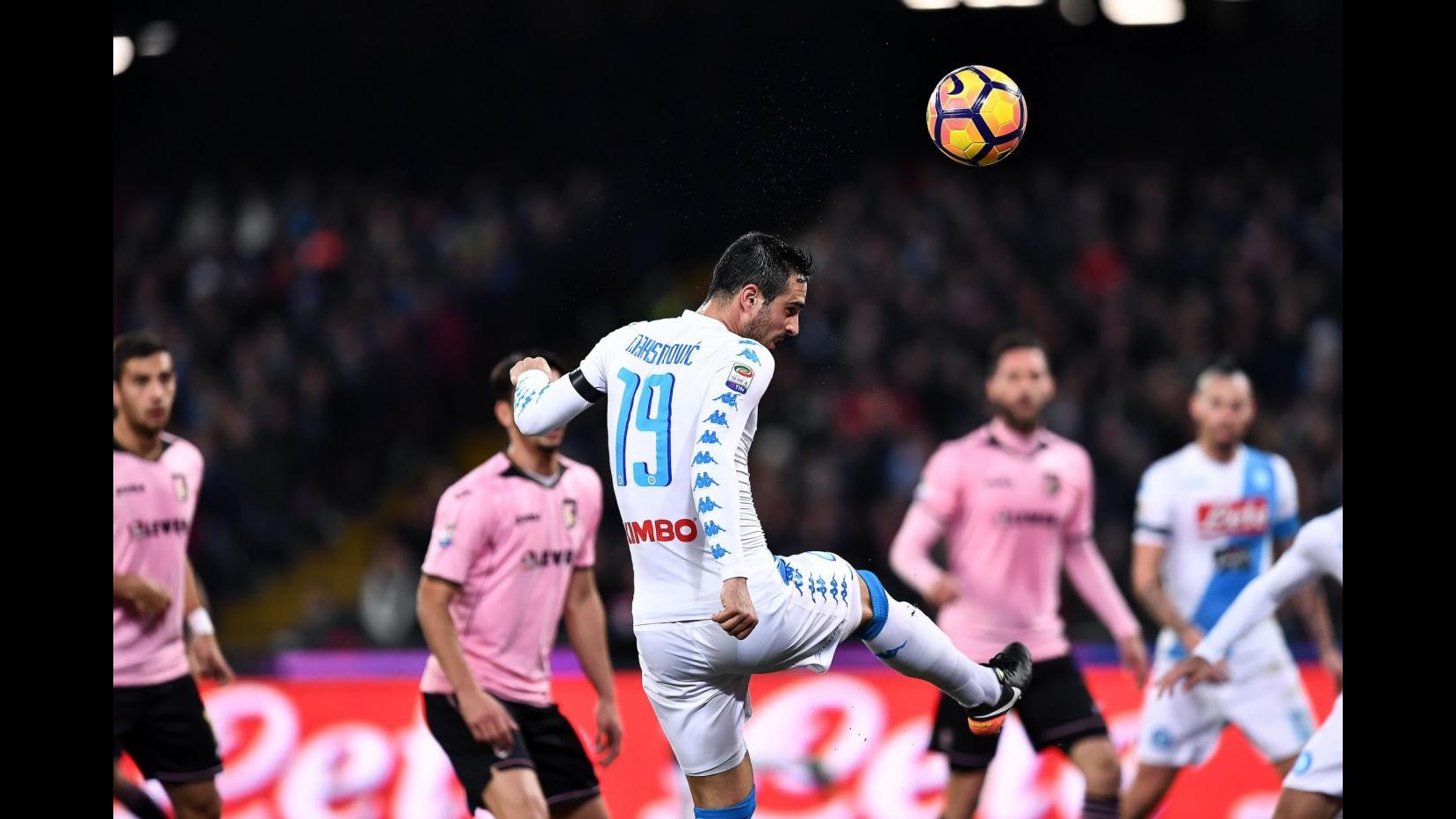 FOTO Serie A, Napoli fermato in casa dal Palermo 1-1